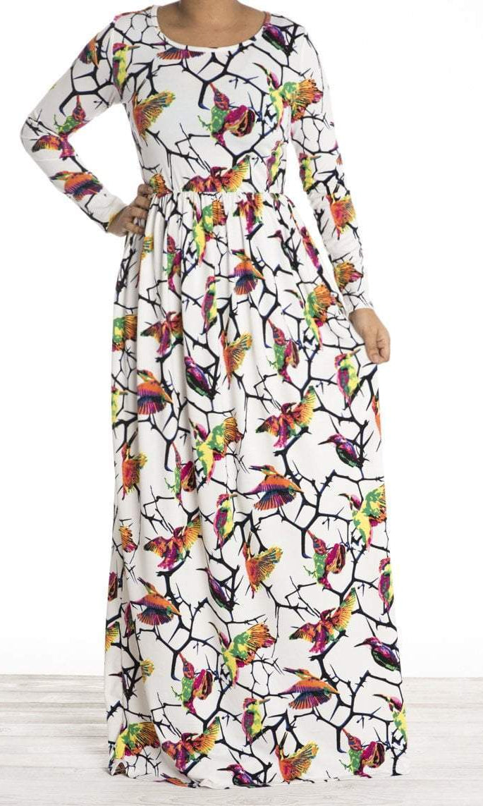 Hummingbird Maxi Dress Kabayare
