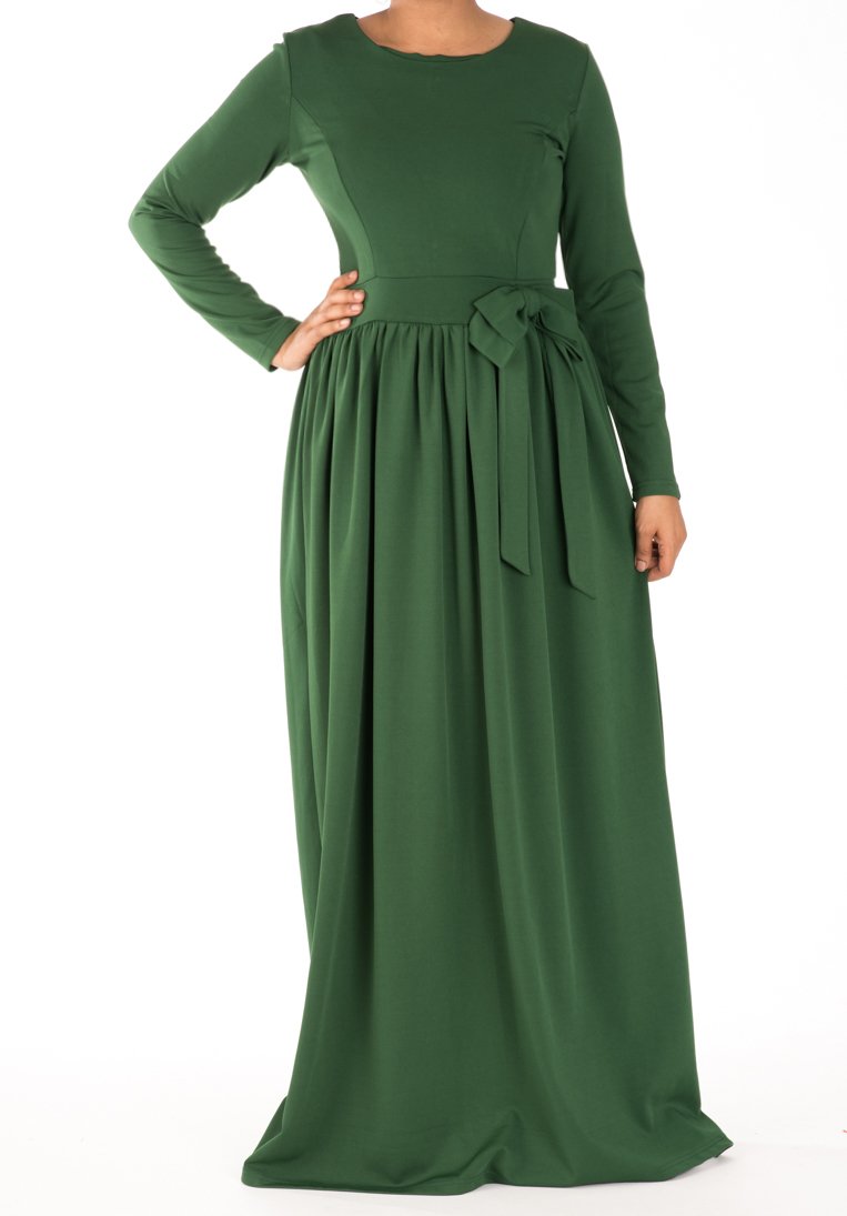 Hunter Sash Bowtie Dress Kabayare