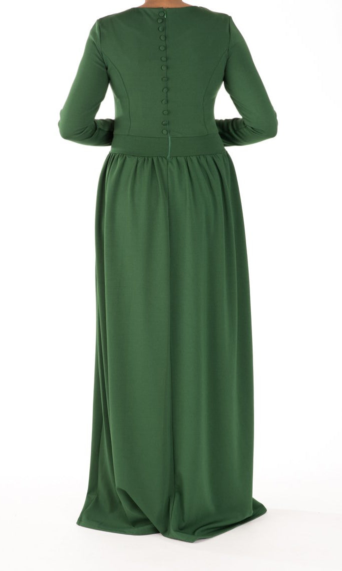 Hunter Sash Bowtie Dress Kabayare