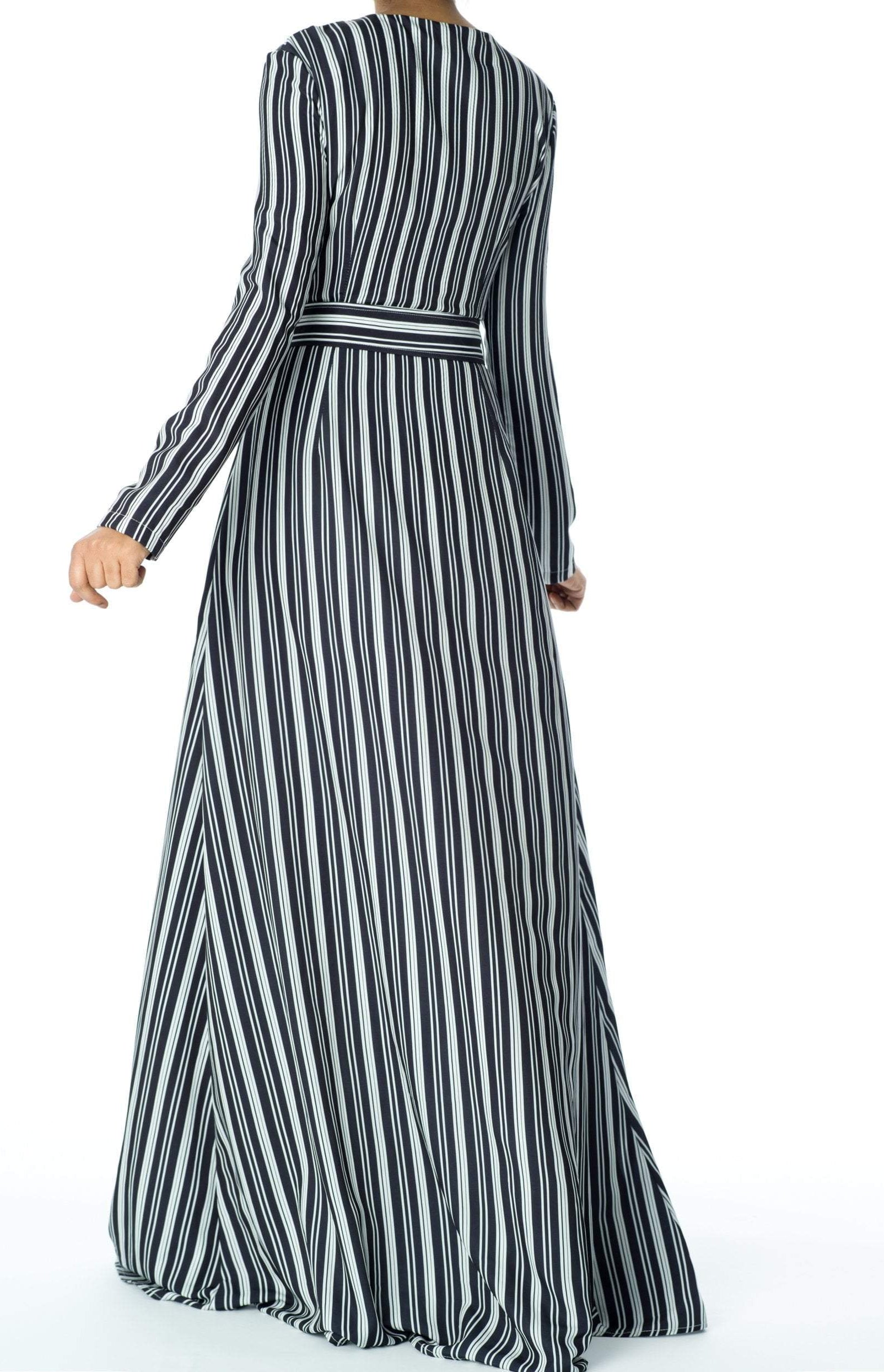 Impressive stripped maxi dress Kabayare