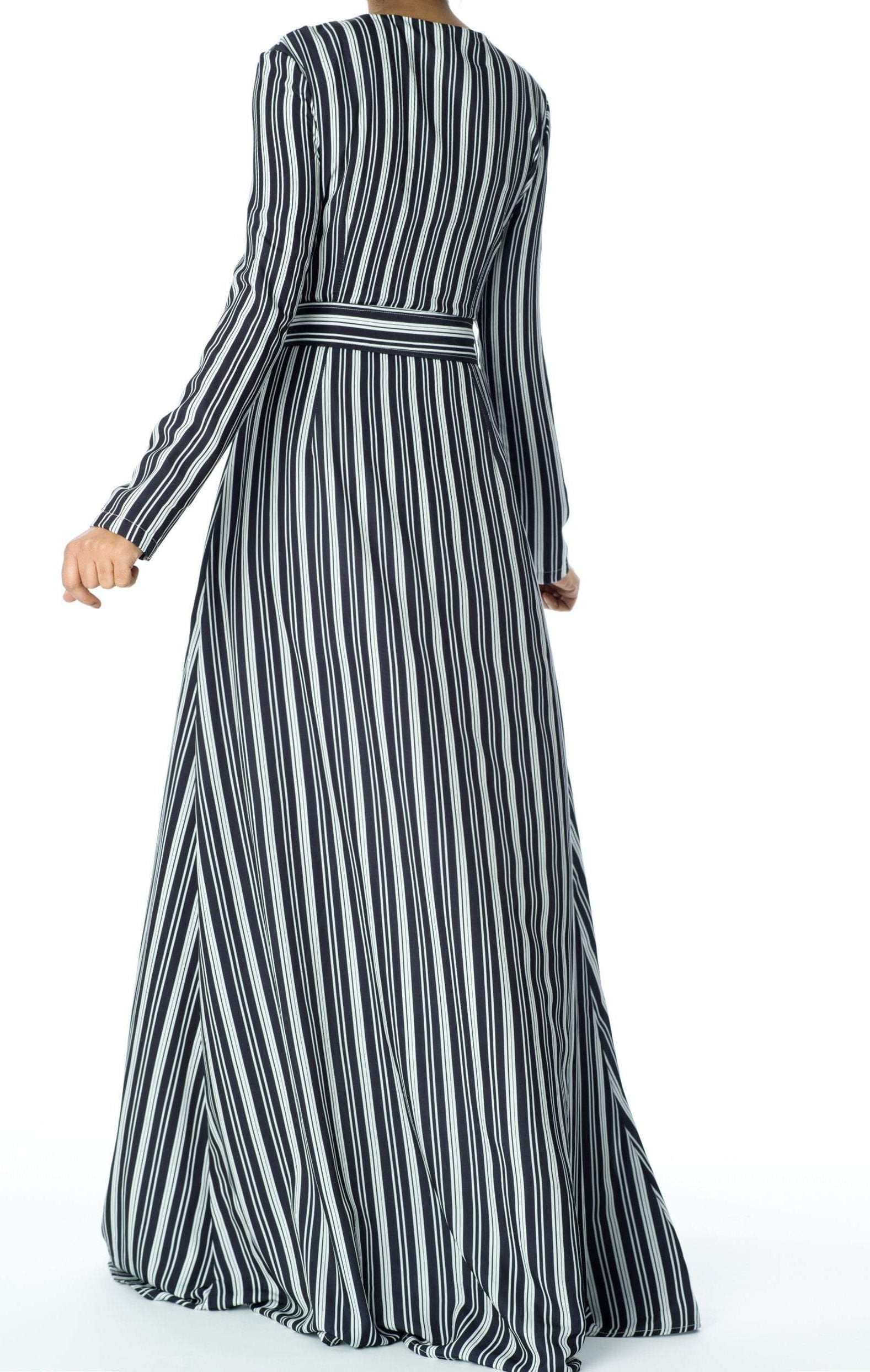 Impressive stripped maxi dress Kabayare
