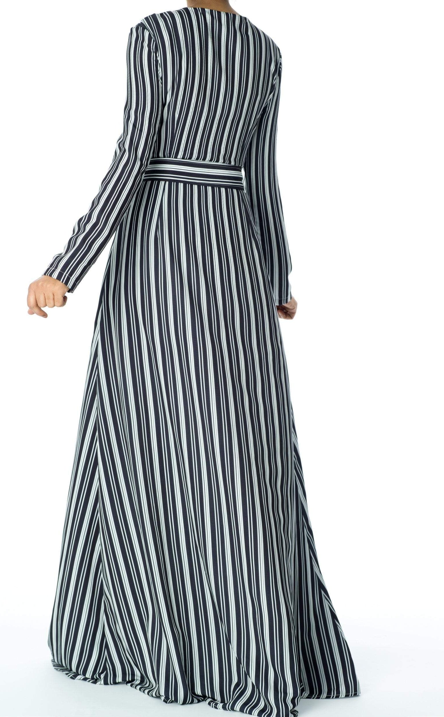 Impressive stripped maxi dress Kabayare