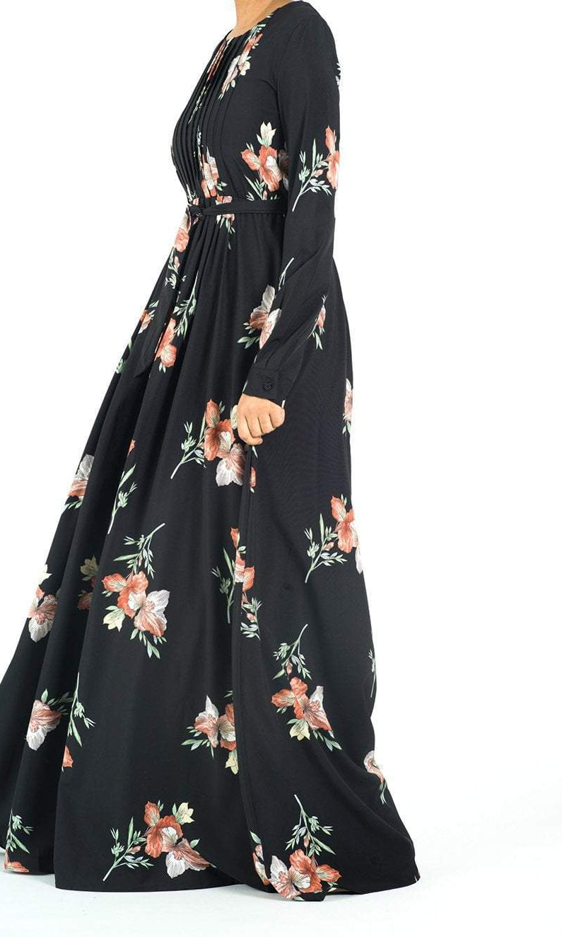 Irises floral print maxi dress Kabayare