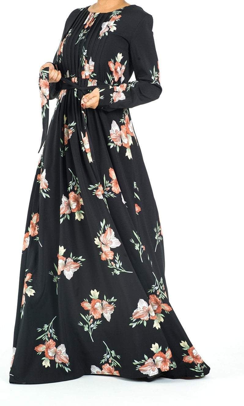Irises floral print maxi dress Kabayare