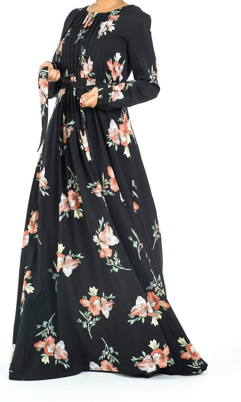 Irises floral print maxi dress Kabayare
