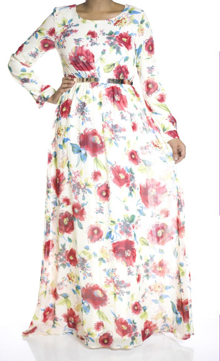 Ivory ethereal Maxi dress Kabayare