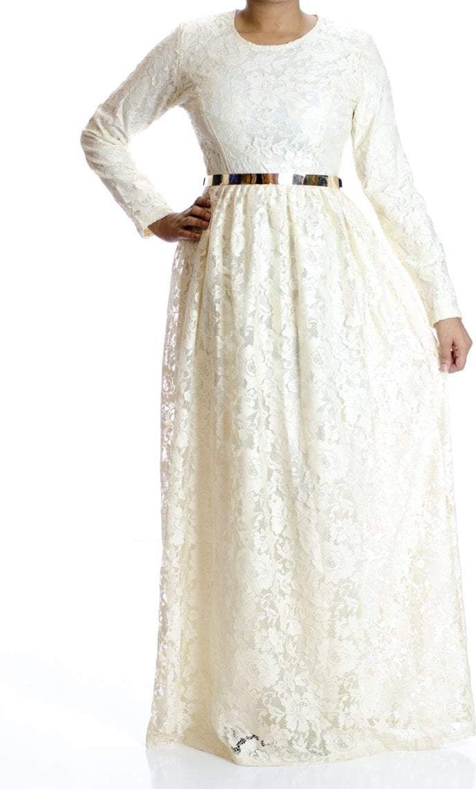 Ivory Garden Lace Kabayare