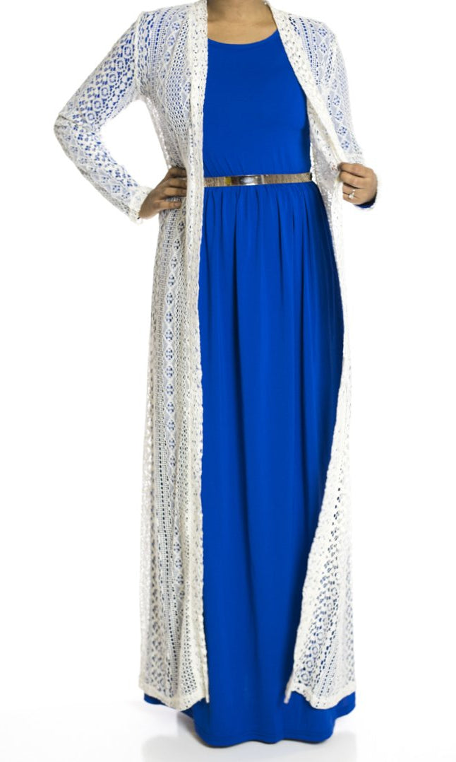 Ivory Jaw-Dropping cardigan Kabayare