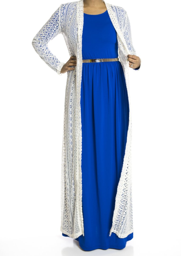 Ivory Jaw-Dropping cardigan Kabayare