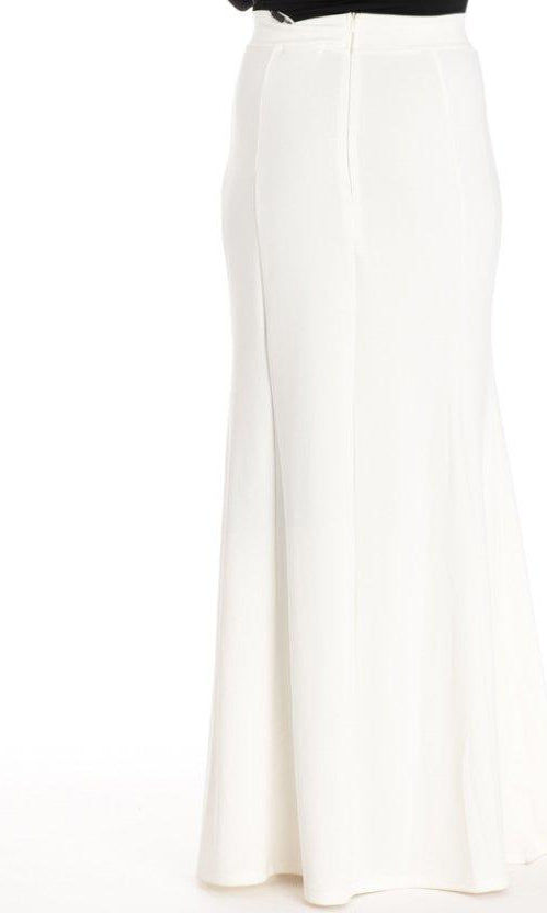 Ivory Pencil Skirt Kabayare