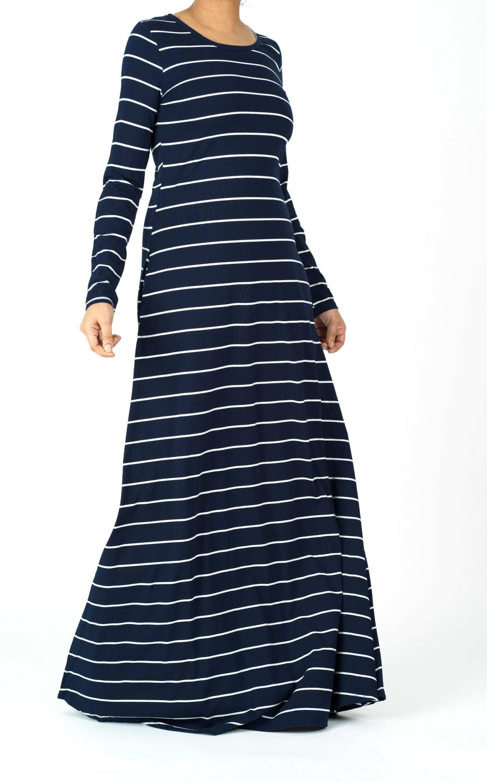Jersey Stripe Dress Kabayare