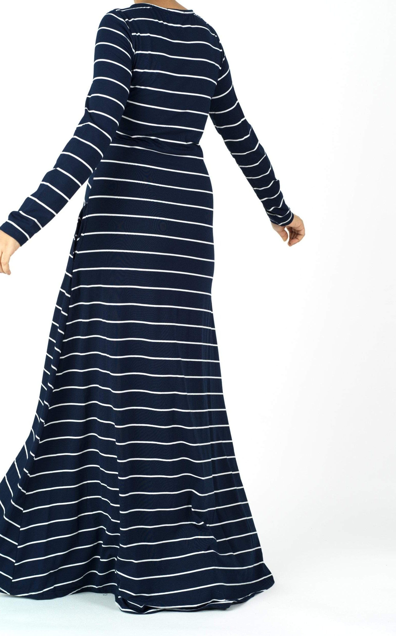 Jersey Stripe Dress Kabayare
