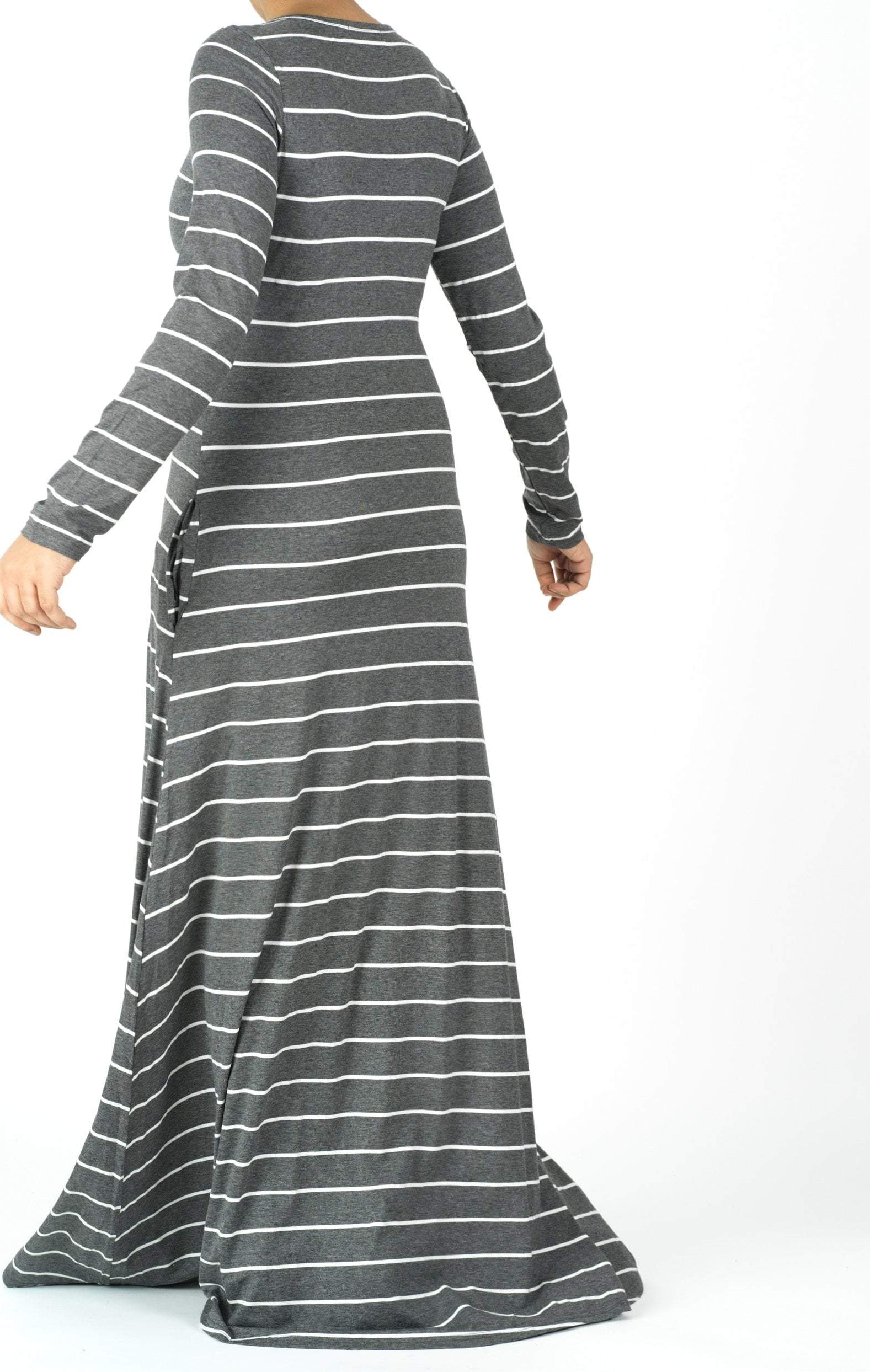 Jersey Stripe Dress Kabayare