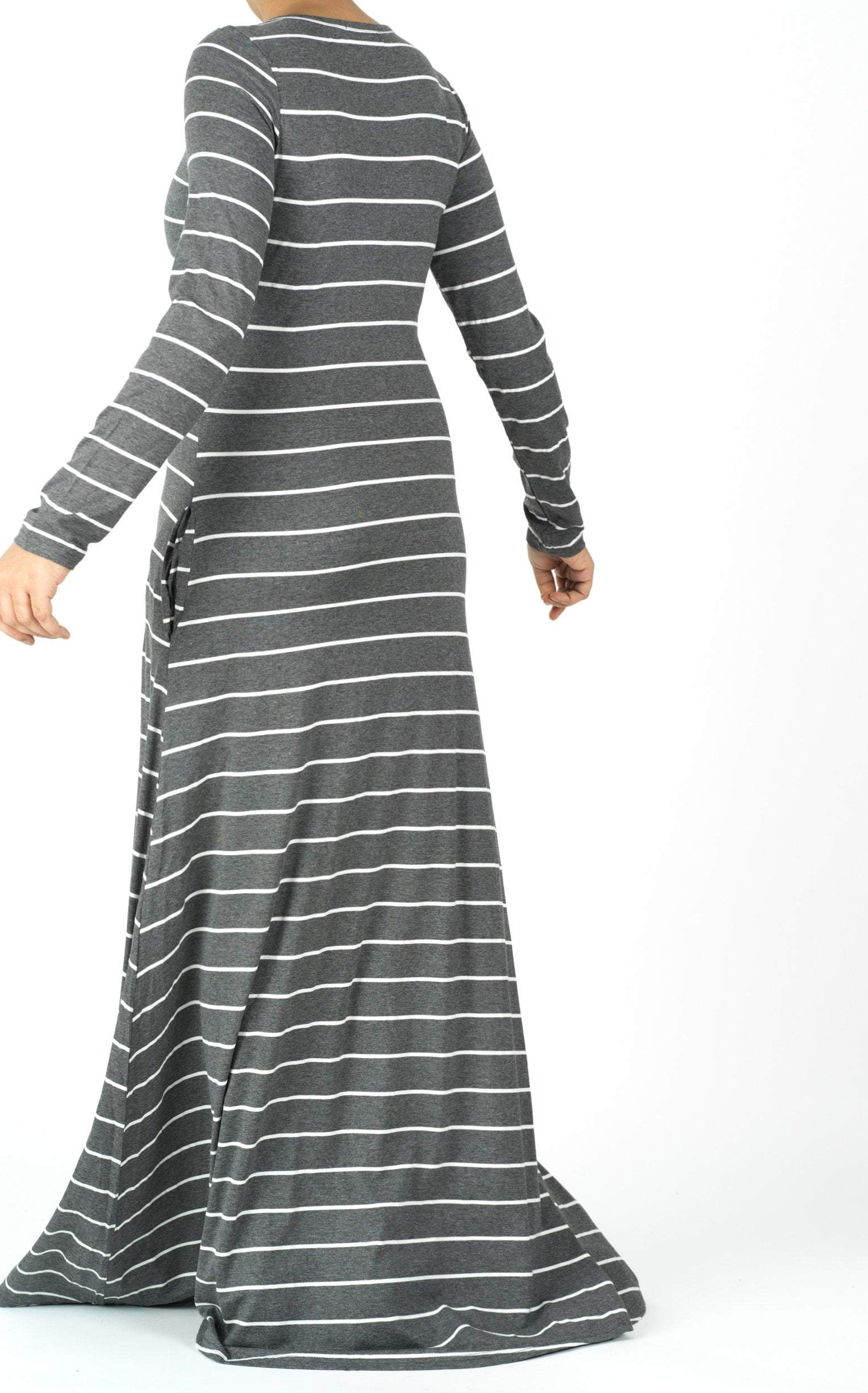 Jersey Stripe Dress Kabayare