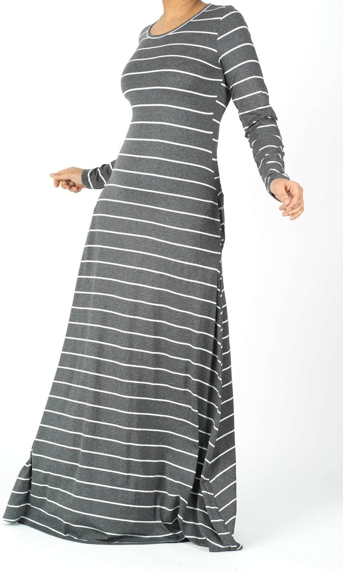 Jersey Stripe Dress Kabayare
