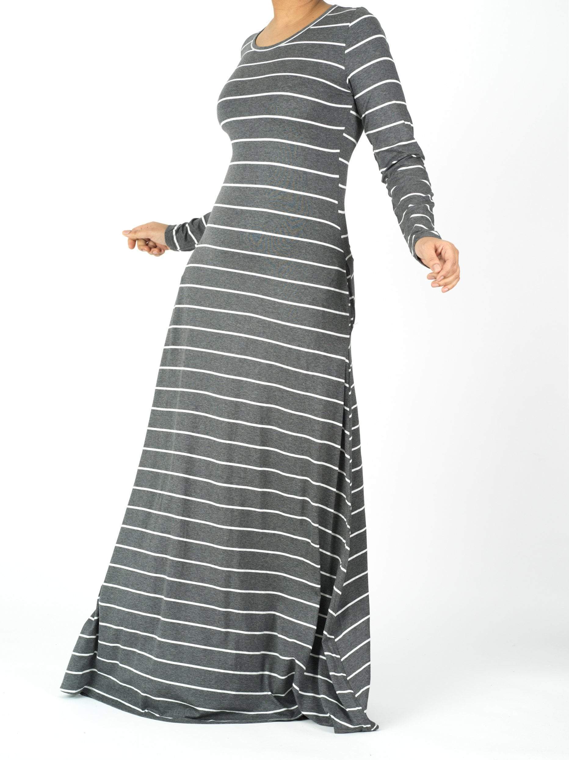 Jersey Stripe Dress Kabayare