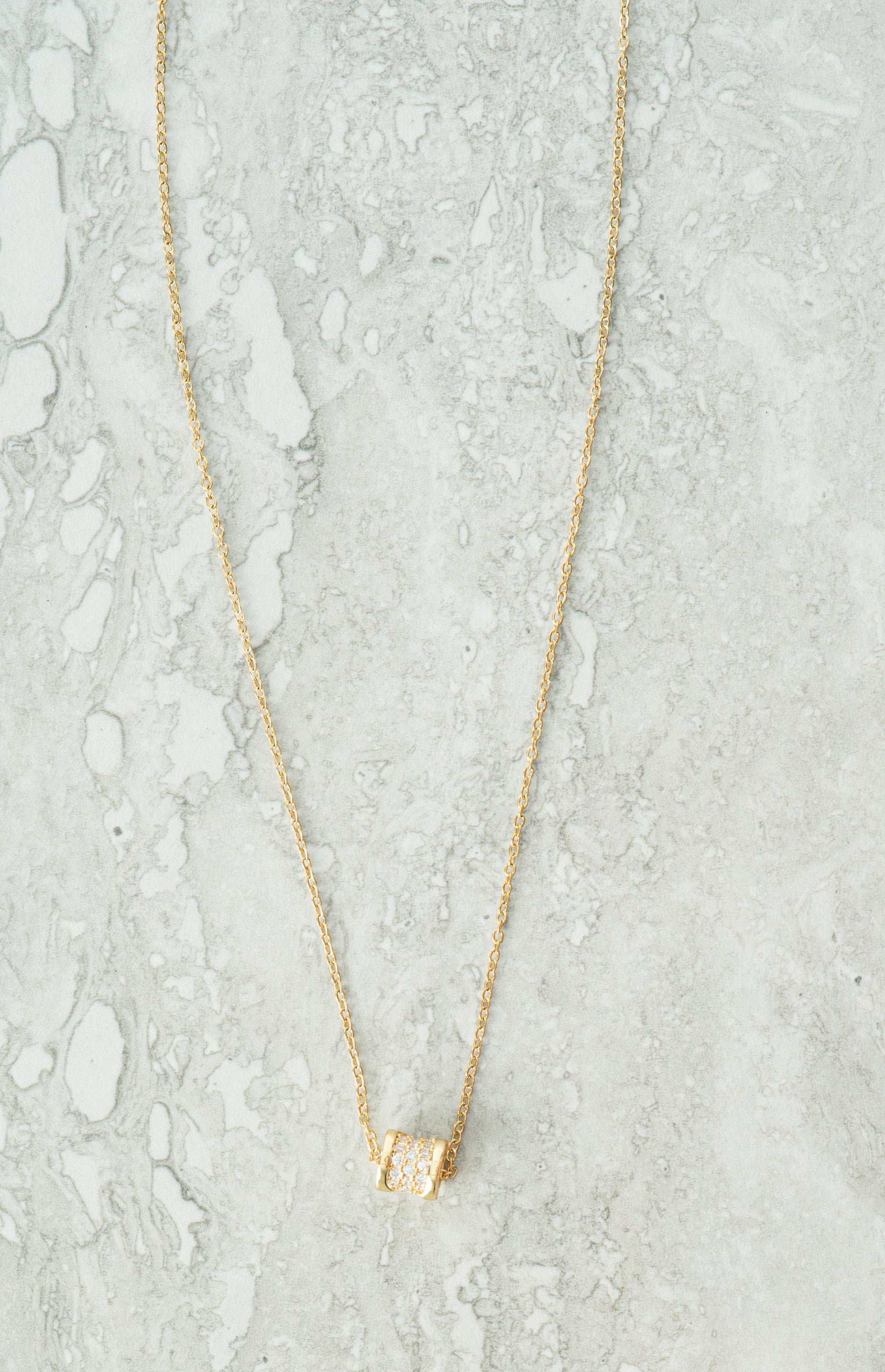 Justina gold necklace Kabayare