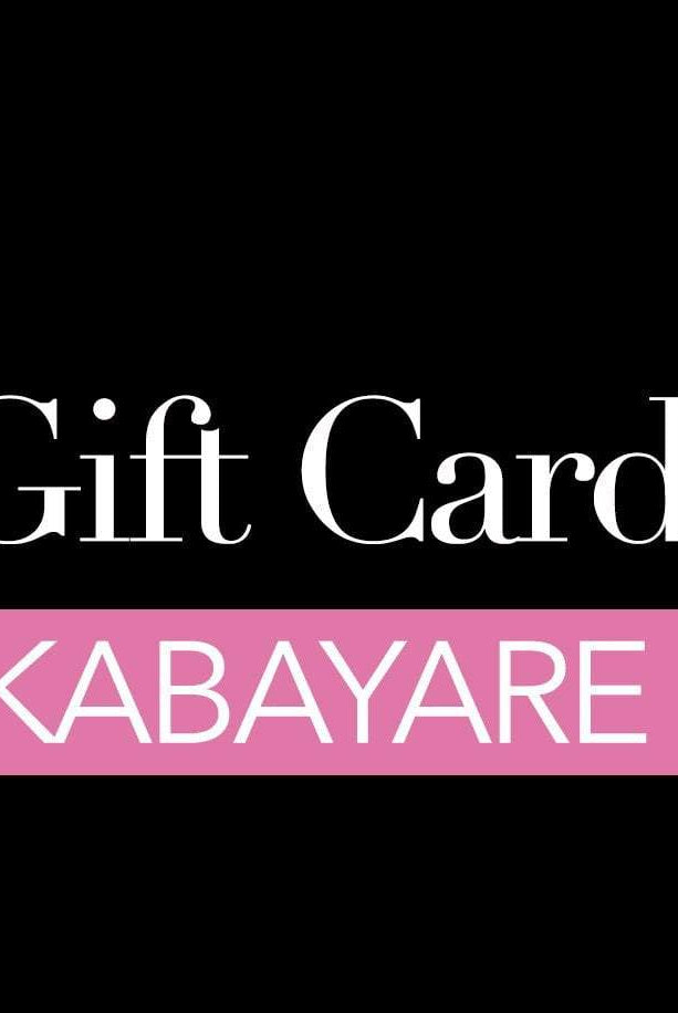 Kabayare Gift Card Kabayare