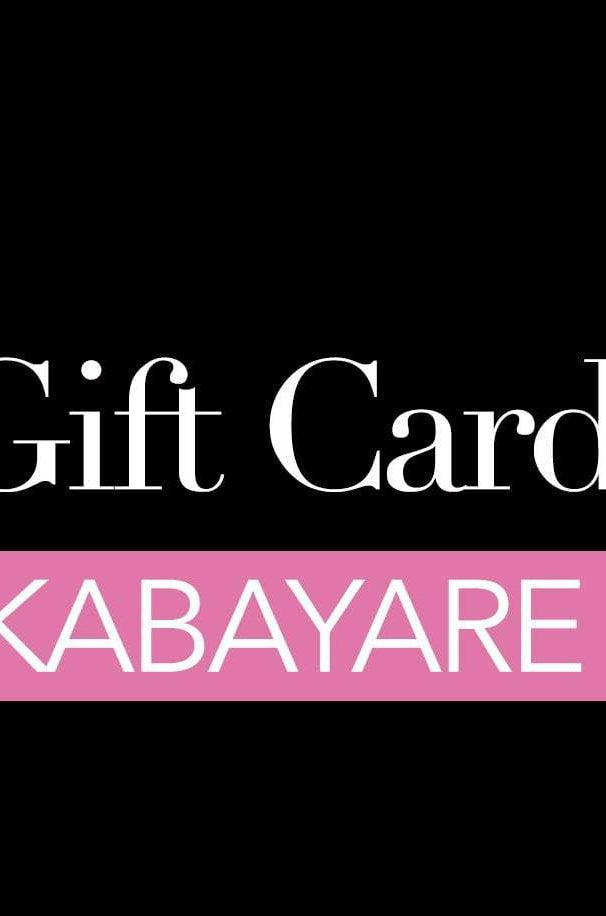Kabayare Gift Card Kabayare