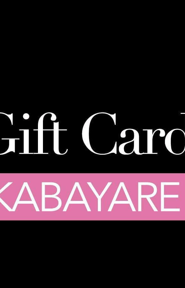 Kabayare Gift Card Kabayare