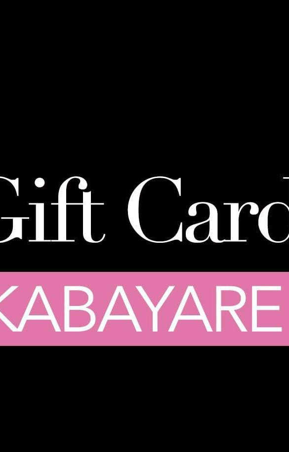 Kabayare Gift Card Kabayare