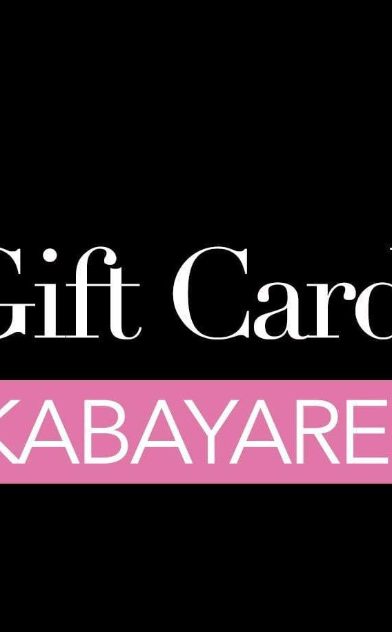 Kabayare Gift Card Kabayare