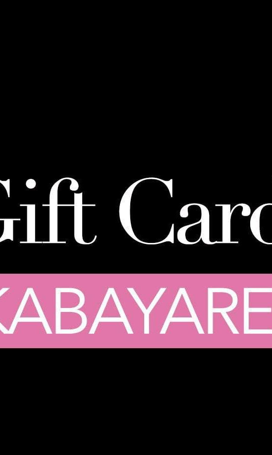 Kabayare Gift Card Kabayare