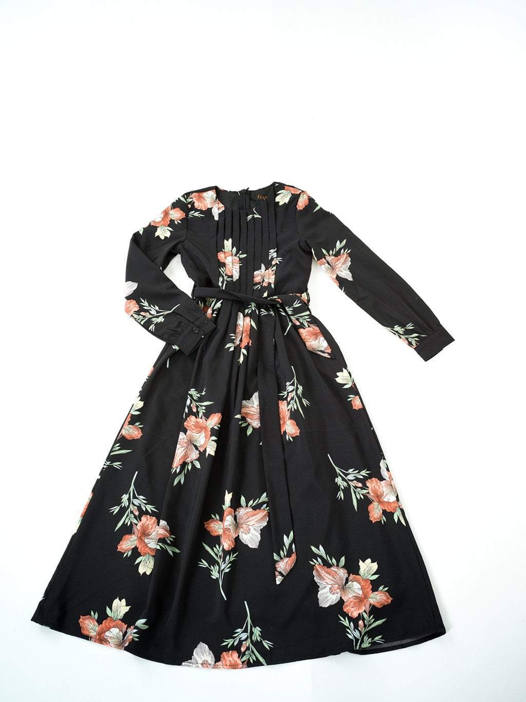 Kids Irises floral print maxi dress Kabayare