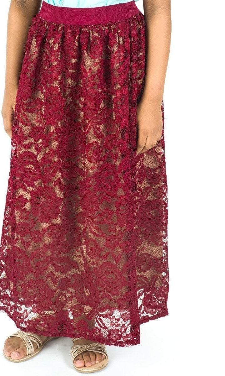 Kids lace maxi skirt Kabayare