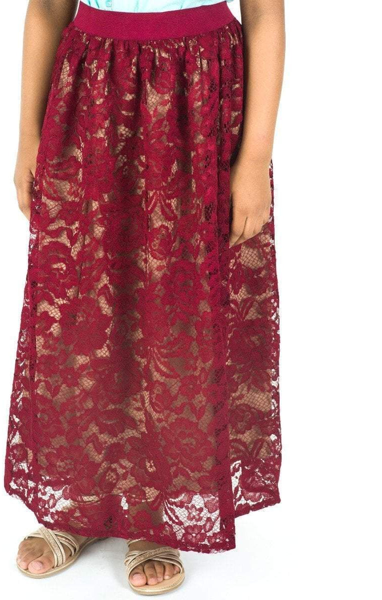 Kids lace maxi skirt Kabayare
