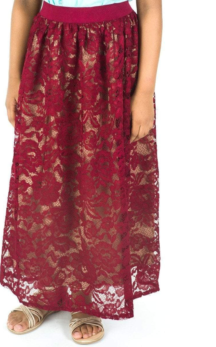 Kids lace maxi skirt Kabayare