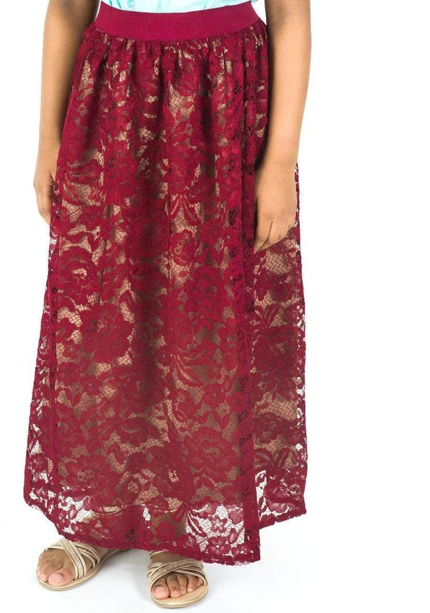 Kids lace maxi skirt Kabayare