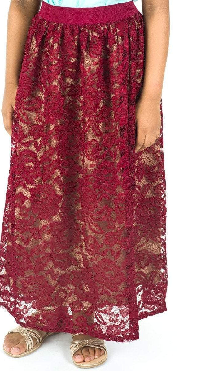 Kids lace maxi skirt Kabayare