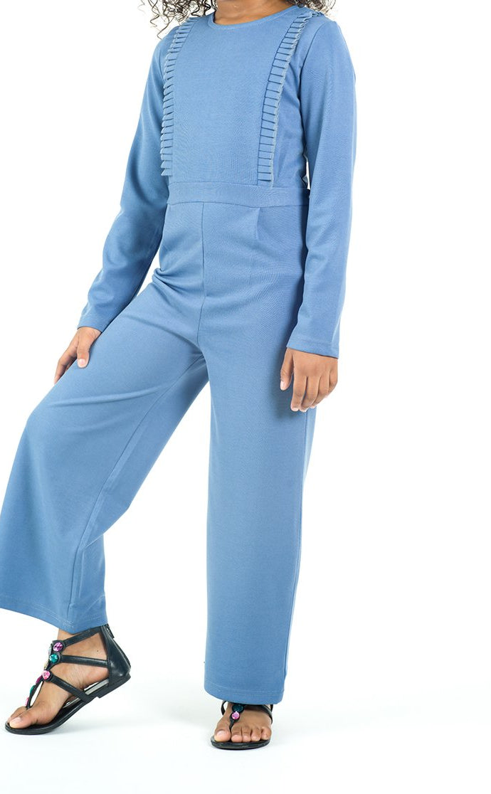 Kids ruffles long sleeve jumpsuit Kabayare