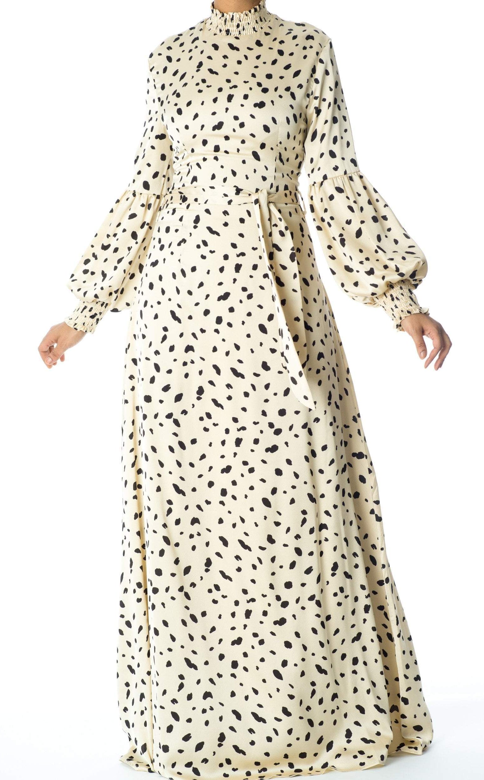 Known To Be Wild Satin Maxi Dress Kabayare