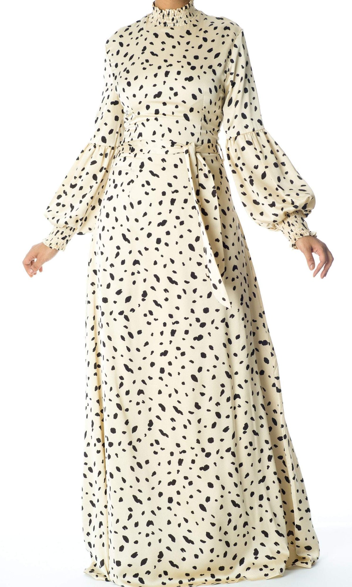 Known To Be Wild Satin Maxi Dress Kabayare