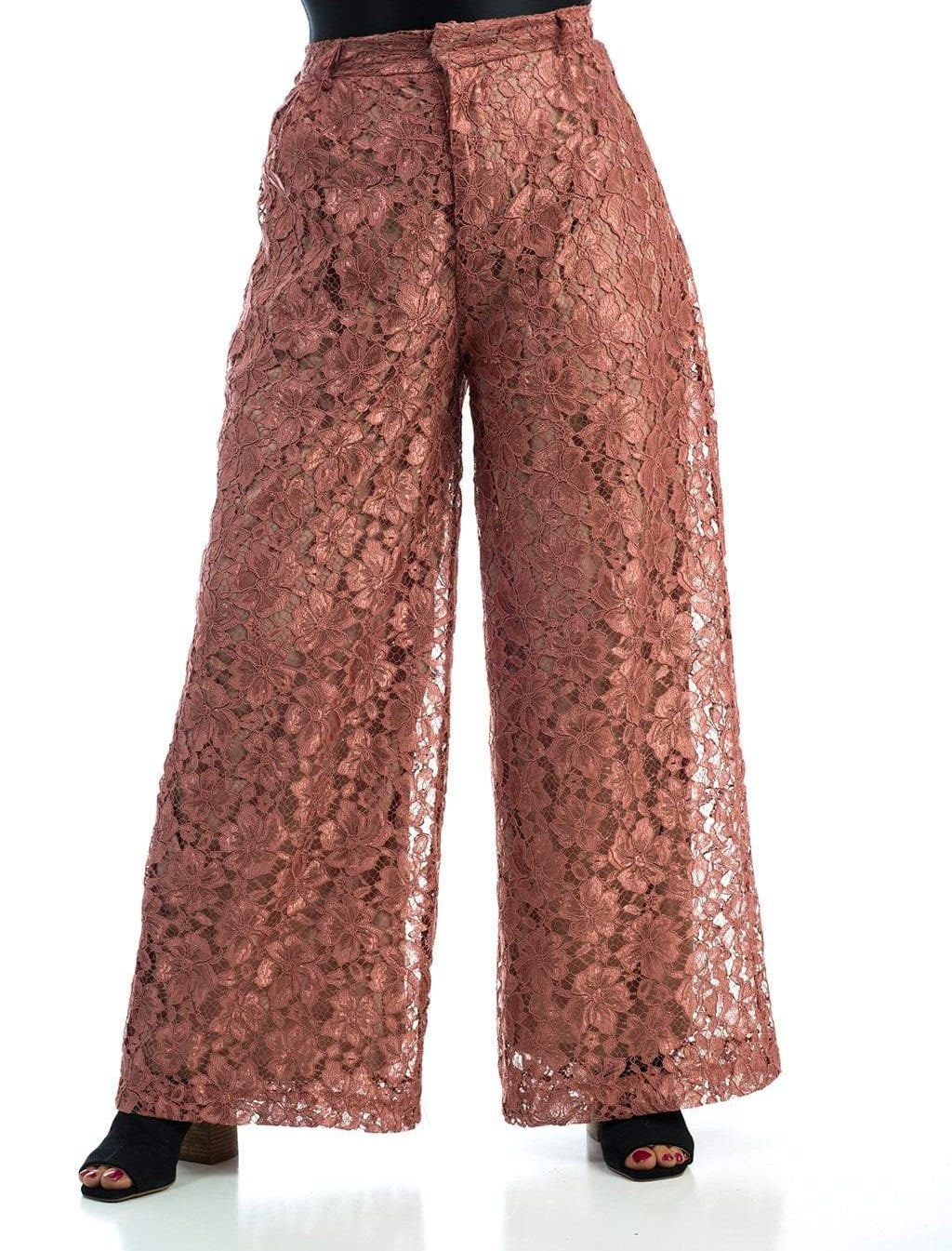 Lace modest trousers (Petite) Kabayare