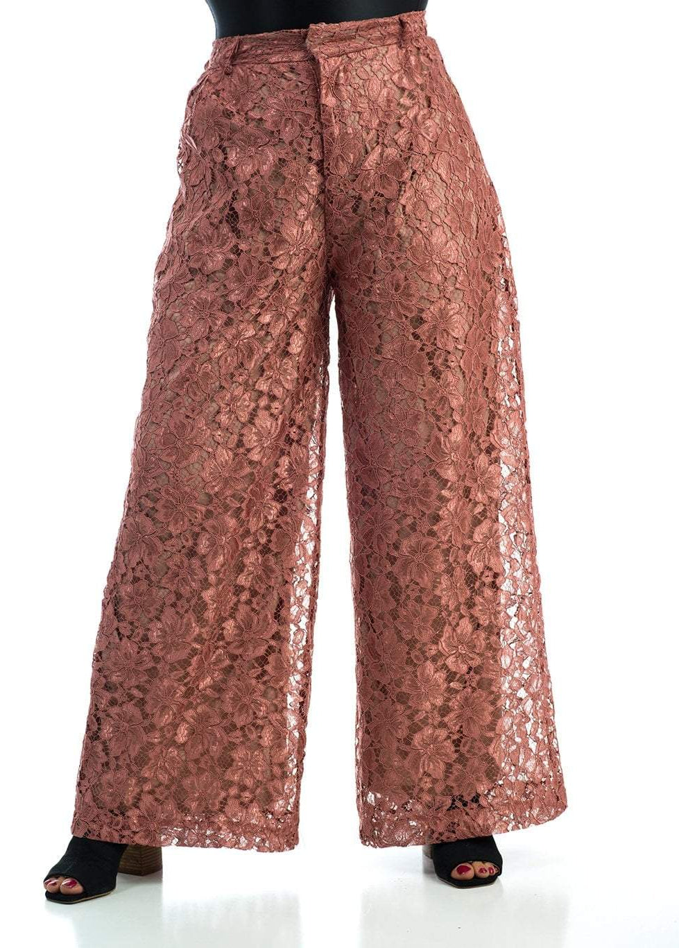 Lace modest trousers (Petite) Kabayare
