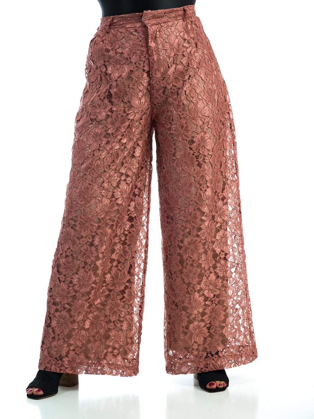 Lace modest trousers (Petite) Kabayare