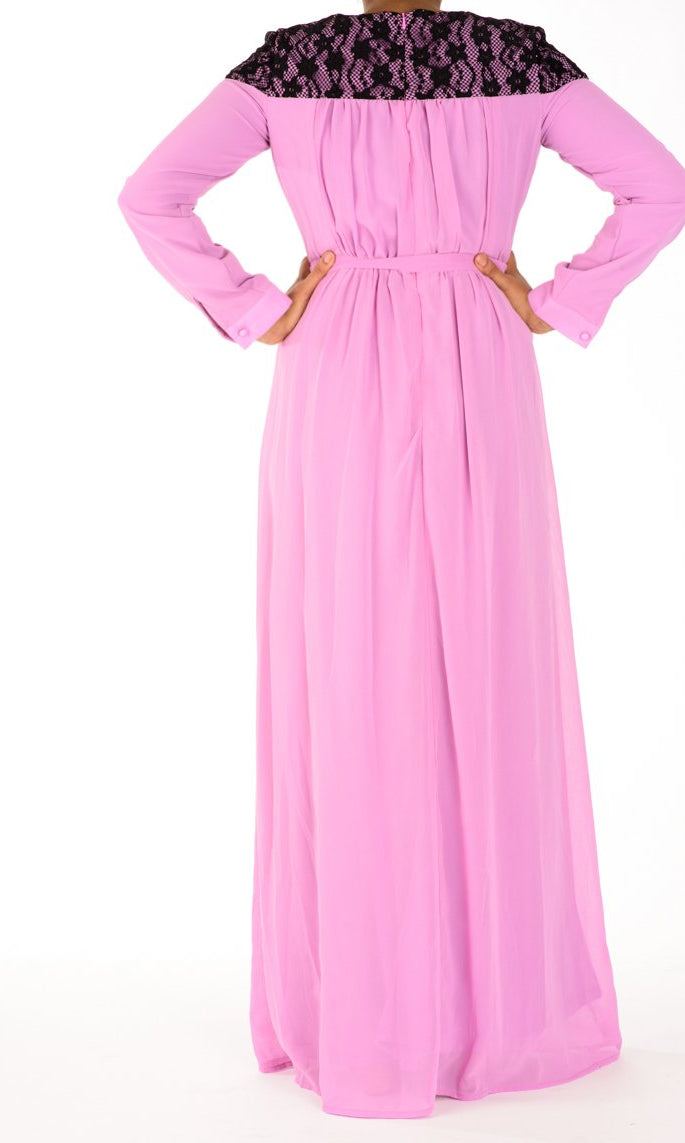 Lavender Devoted Maxi Dress Kabayare