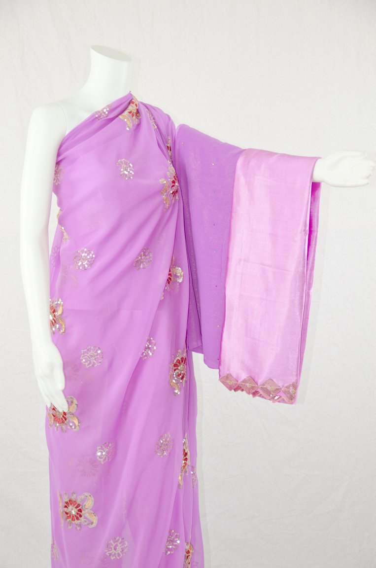 Lavender life Saree Dirac Kabayare