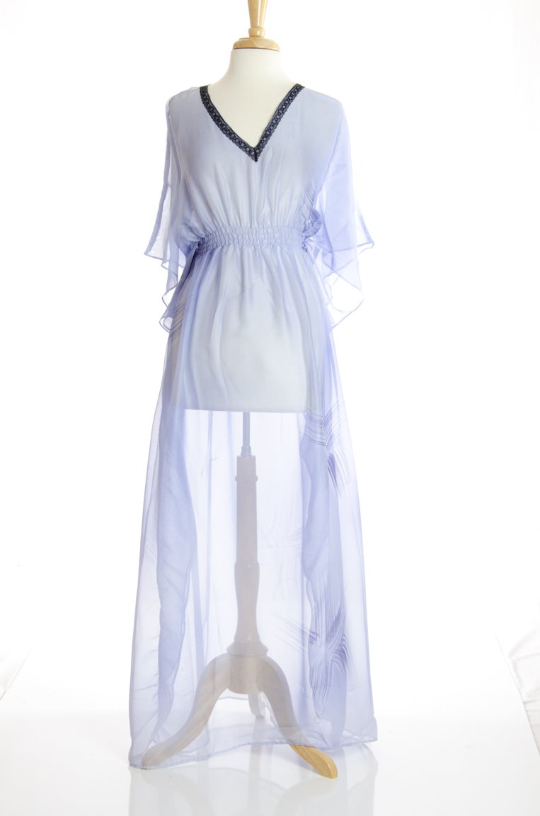 Lavender Maxi Dress Kabayare