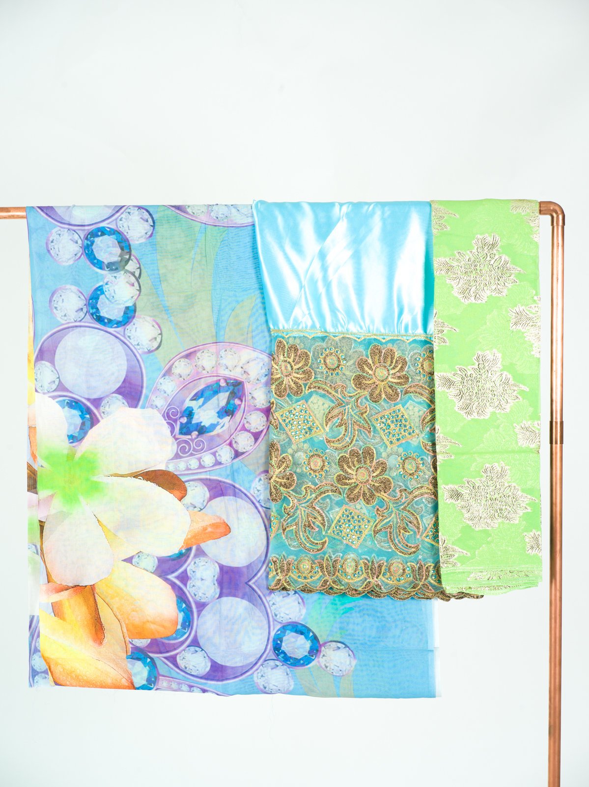 Light Blue garden stones Will digital dirac Kabayare