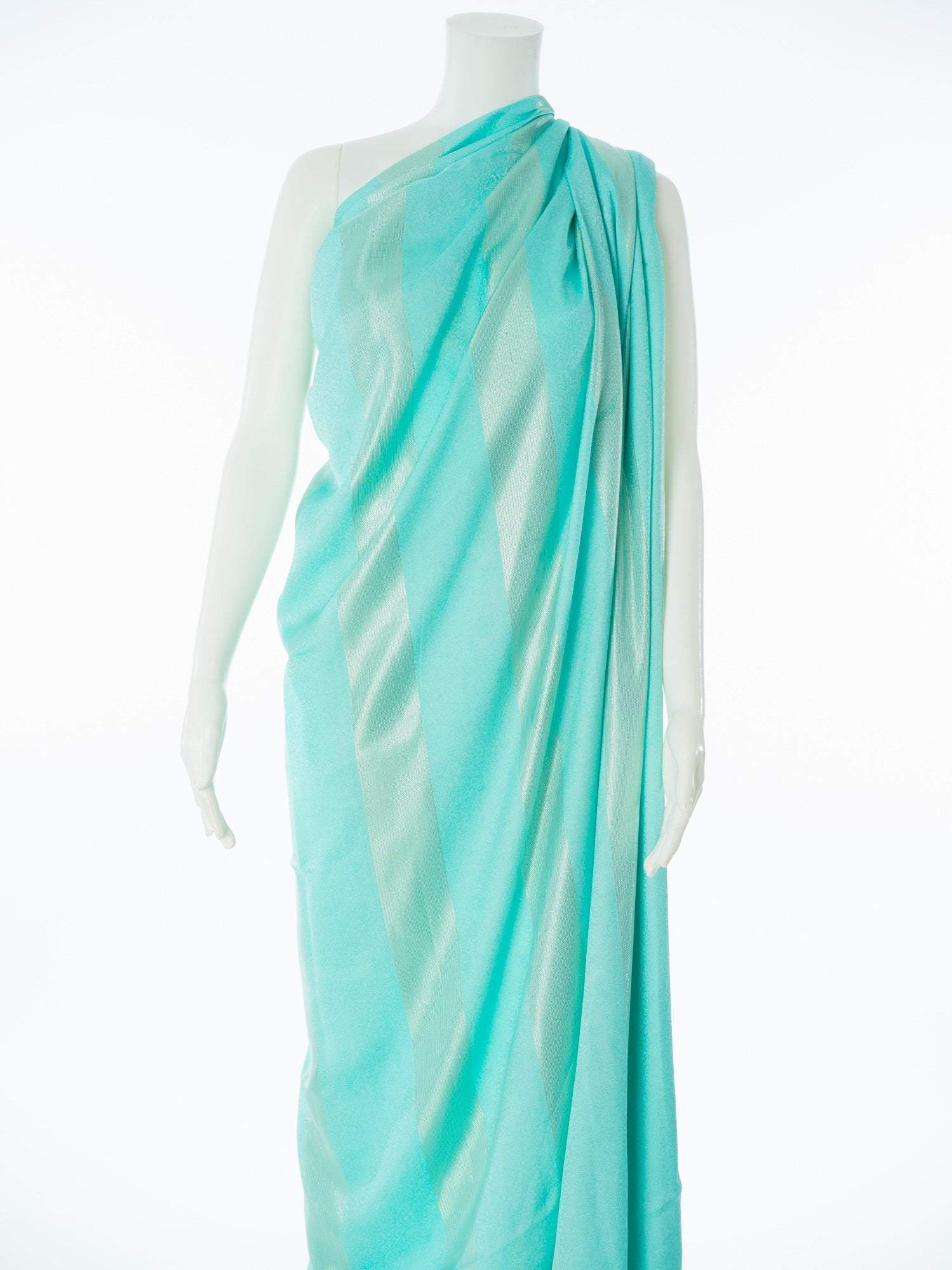 Light Blue Goden saree Dirac sets - Kabayare Fashion (5667542335637)