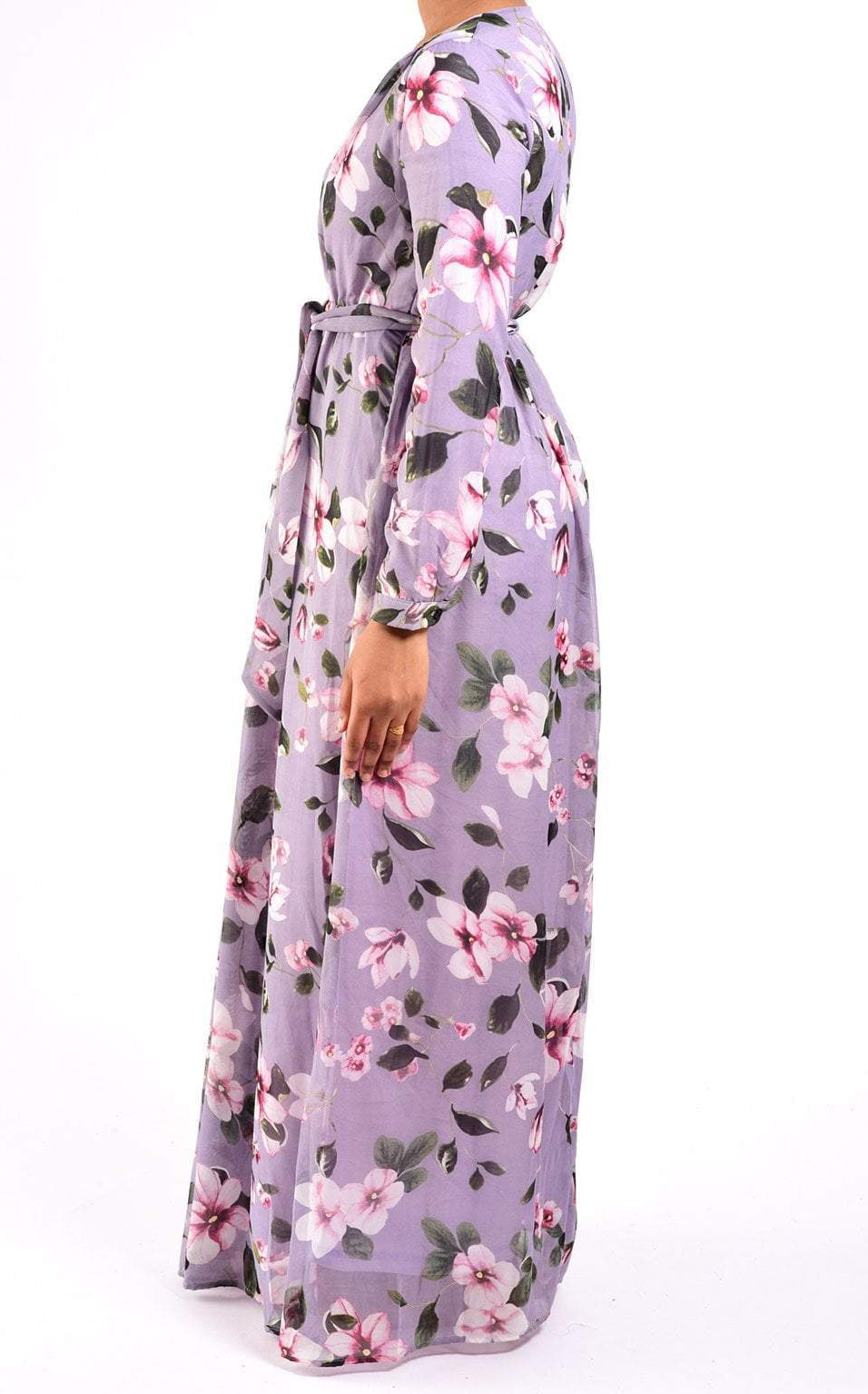 lily Chiffon maxi Dress Kabayare