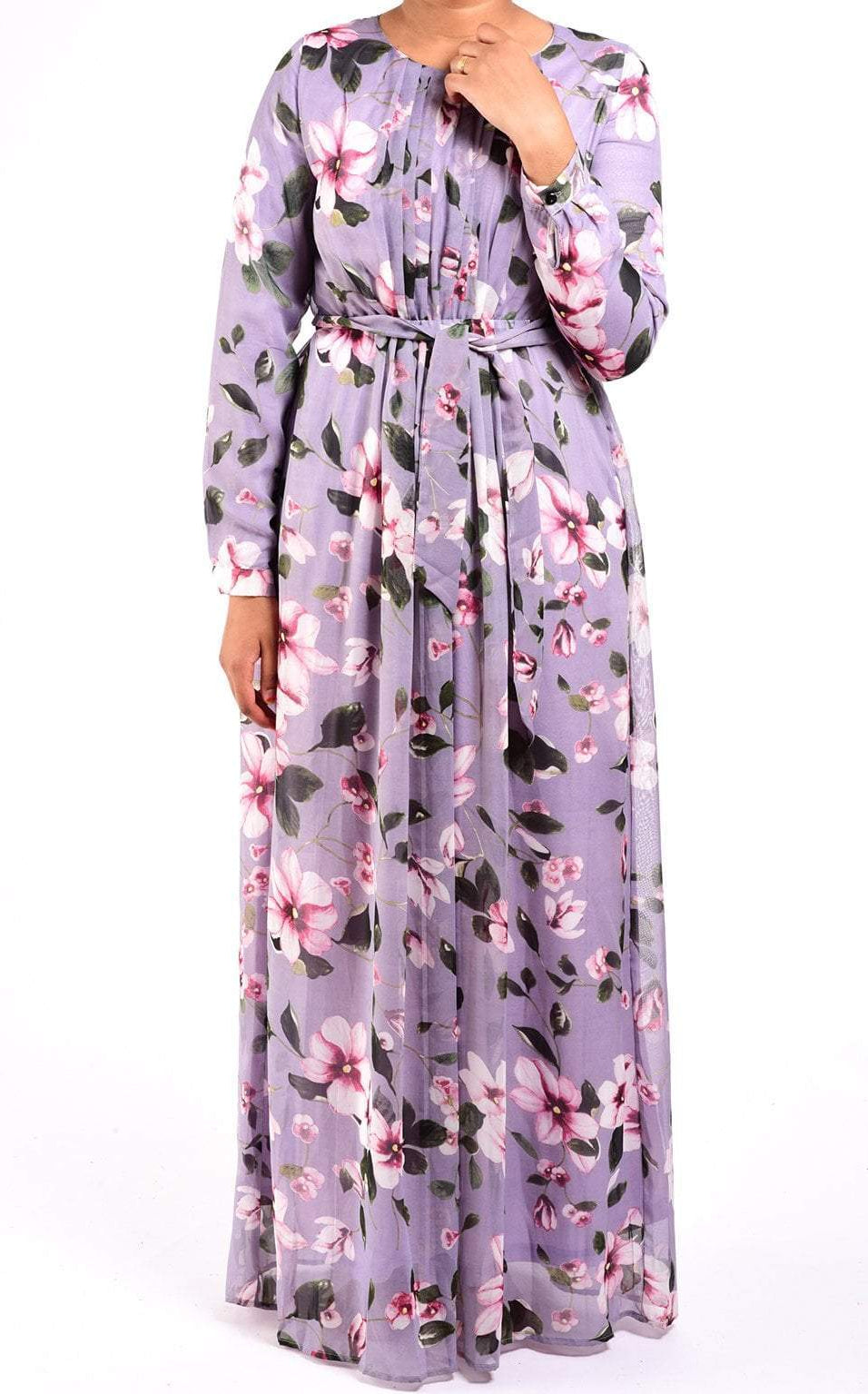 lily Chiffon maxi Dress Kabayare