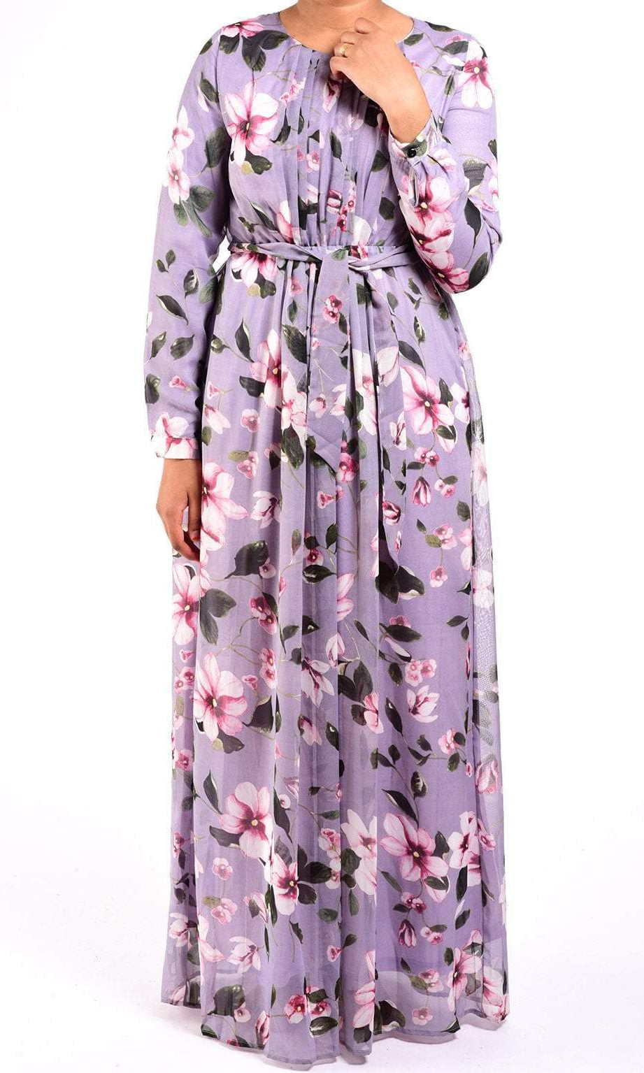 lily Chiffon maxi Dress Kabayare