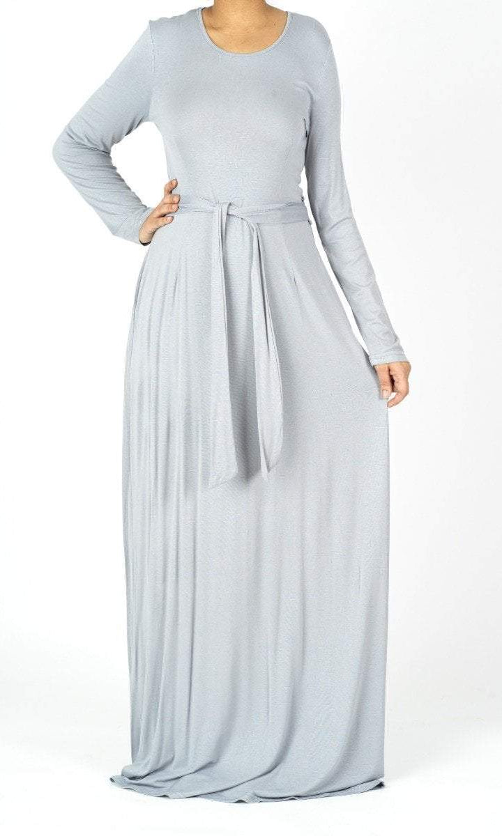 long sleeve jersey maxi dress Kabayare