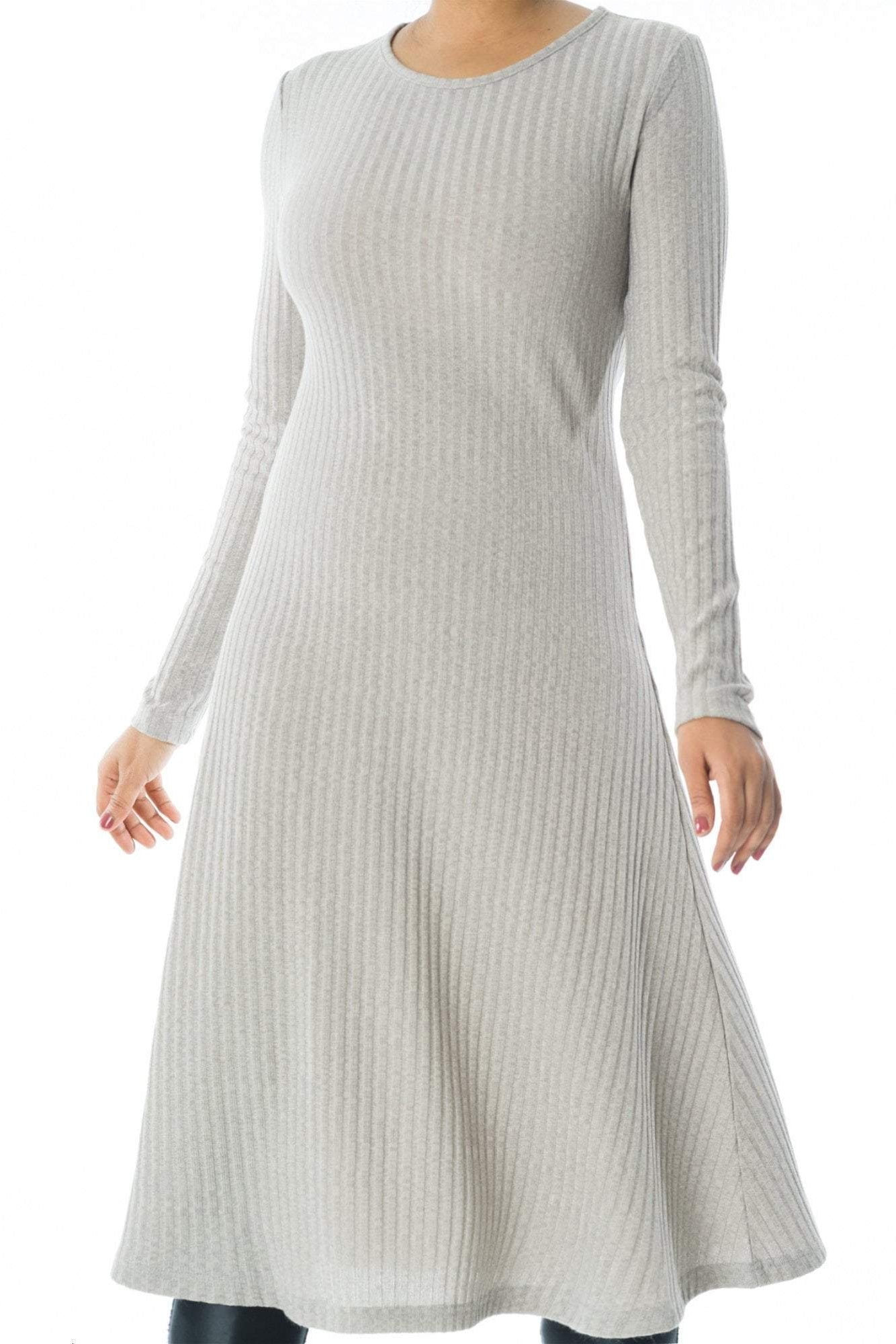 long sleeve Midi sweater dress Kabayare