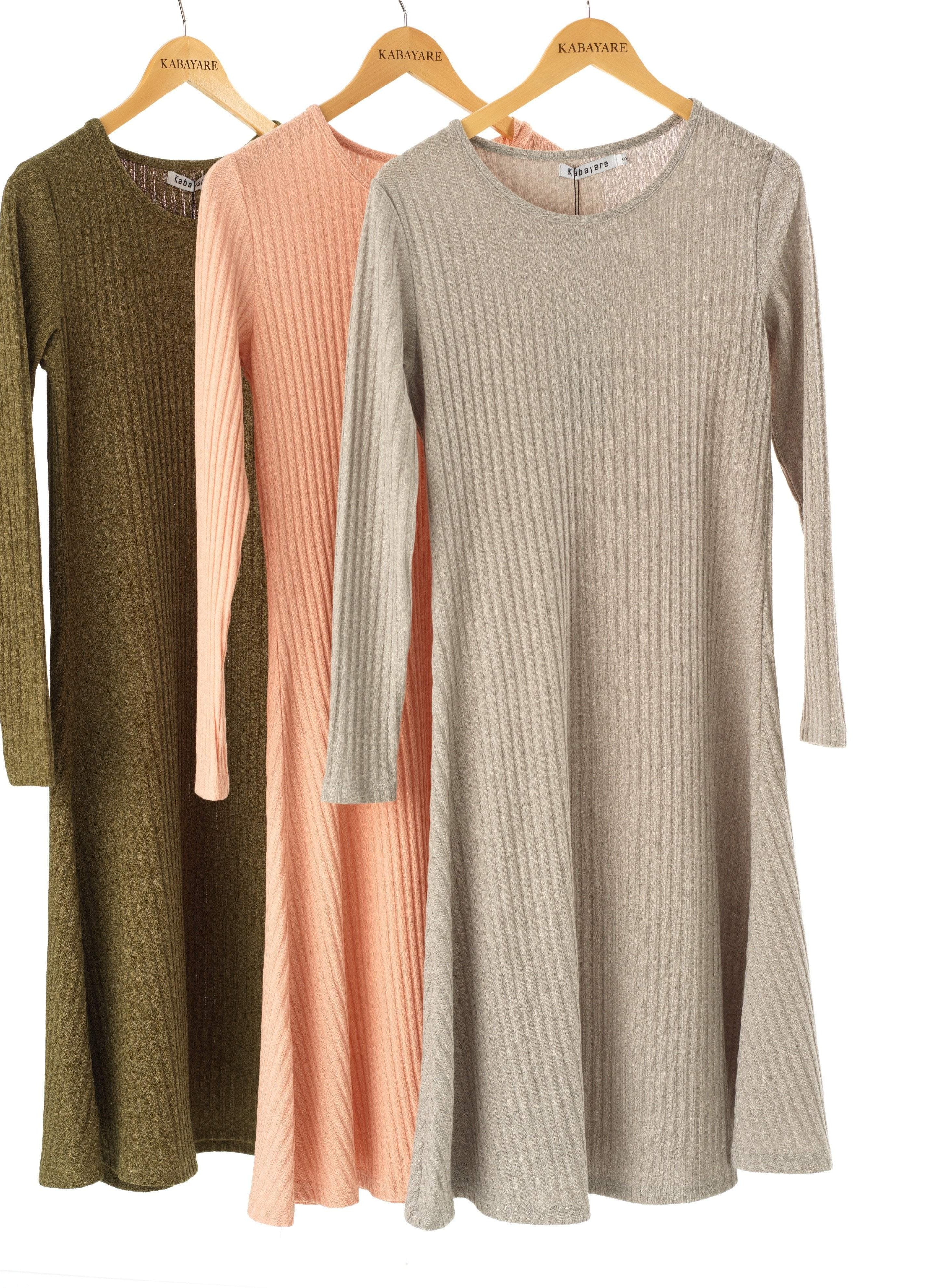long sleeve Midi sweater dress Kabayare